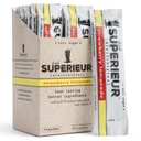 Superieur Electrolyte Toz Packets- Vegan Electrolyte Hydration Toz w/Sea Minerals- Keto Friendly, Non-GMO, Zero Sugar Electrolyte Supplement-Healthy Sports Drink-Strawberry Lemonade (14 Packets)