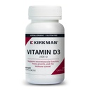 Kirkman - Vitamin D3 1000 IU - 120 Capsules - Destekler Immune Health - Güçlü Bones - Hipoallergenicicicicic