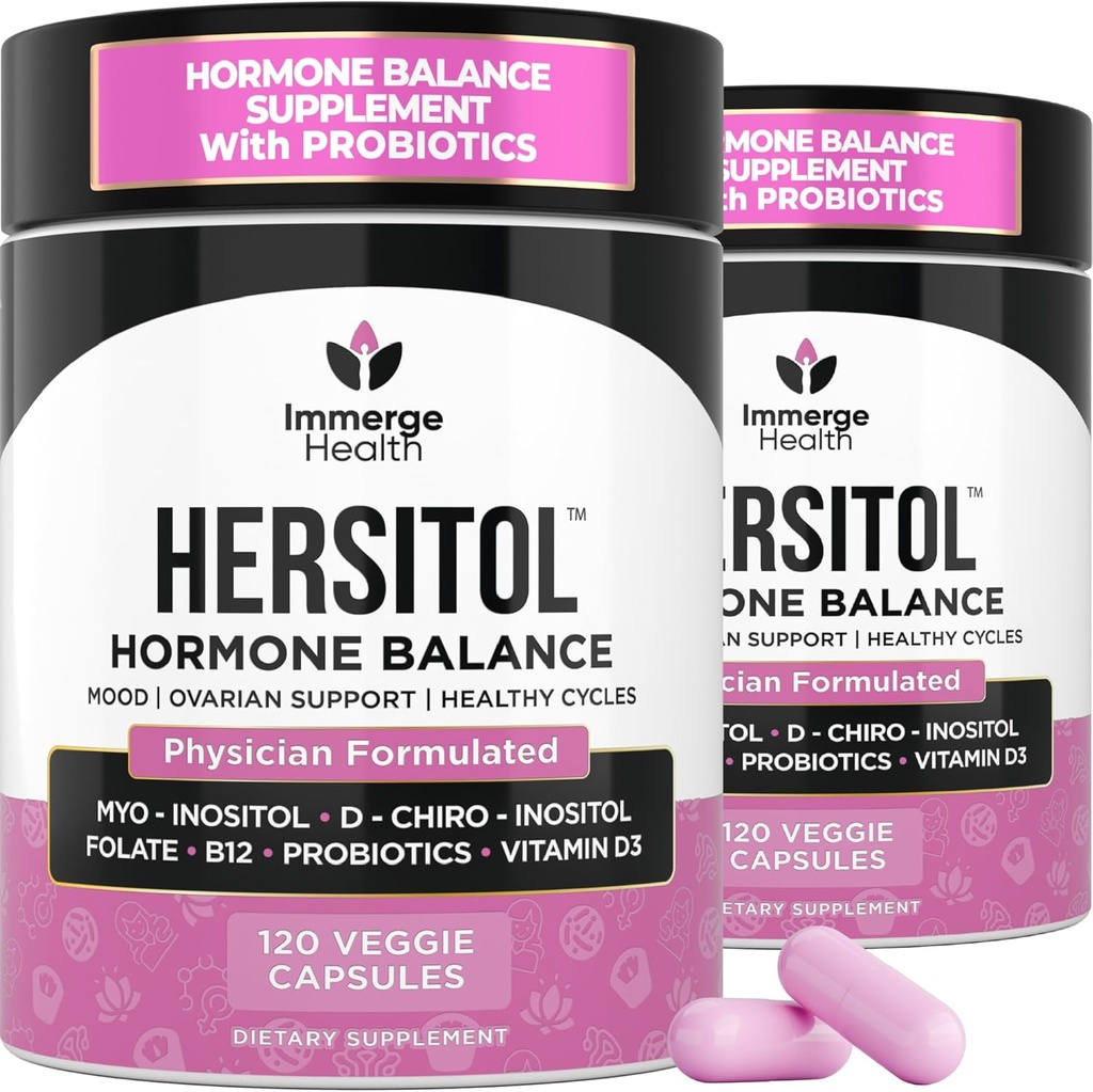 Kadınlar için hormon dengesi, Pişman, Ovarian Support, Fertness, Menstrual Cycle | Myo-Inositol & D-Chiro Inositol Supplement 40:1 Karşılaştırmalı Asit, B12 & Probiyotikler | Kadınları 240 Capsules