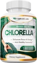 VibraxLabs Chlorella Capsules - Kırık Hücre Duvar 600 mg Veggie Pills (1200 mg hizmet) - Doğal Detoxification için Protein Toz Supplement, Spirulina ile En İyi, No Aftertaste, Made in USA