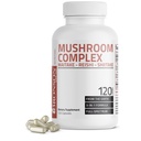 Bronson Triple Mushroom Kompleksi - Maitake - Reishi - Shiitake - Güçlü Antioksi ve Immune System Alert - Full Spectrum Mushroom Kompleks - 600 mg Capsules - 120 Count Count