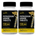 Potasyum Iodide Tabletleri (4000 $ 2) 130 mg - 280 Tablet 10/2032 - YODO Naciente - KI Pills - Yoduro de Potasio - Nutri Supplements