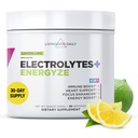 Livingood Daily Electrolytes Toz, Electrolytes Hydration Toz C, Taurin, D Ribose & FOS, Sugar Free Electrolyte Drink Mix, Keto, Gluten Free, Lemon Lime Flavor, 30 Hizmetler
