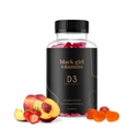 Black Girl Vitamins - Vitamin D3 Gummies, Immune, Enerji ve Bone Support için, 2000IU (50mcg) D hizmet başına Gluten-Free Vitamin D Gummies, Gluten-Free Vitamin D Gummies,