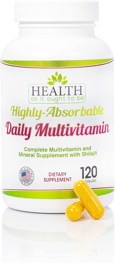 Sağlık Yüksek Olmak İçin Ought Olarak – Shilajit, MetilB12, Metilfolate ve Vitamin K2 MK7 Tamam | 120 Capsules