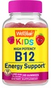 Çocuklar için B12 Gummies - Güç Geliştirmek, Beyin Fonksiyonlarını Geliştirmek ve Immune Sistemi Güçlendirmek - Gluten-Free - Great Tasting Berry Flavor - Easy to Chew - 60 Gummies