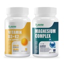 MCT Oil 90 Softgels & Magnezyum Breakthrough Kompleksi | Bone, Heart, Muscle & Nervous System Support - Non-GMO