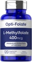 Carlyle L Torchfolate 400 mcg | 120 Vegetarian Capsules | Optimized ve Aktif Metil | Non-GMO & Gluten Free Supplement | by Opti-Folate