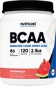 Nutricost BCAA Toz 2:1 (Watermelon, 120 Hizmet) - Gluten Free, Non-GMO, Vegetarian