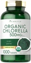 Carlyle Chlorella Tabletleri Organik 500 mg | 1000 Kont | Vegetarian, Non-GMO ve Gluten Free Supplement