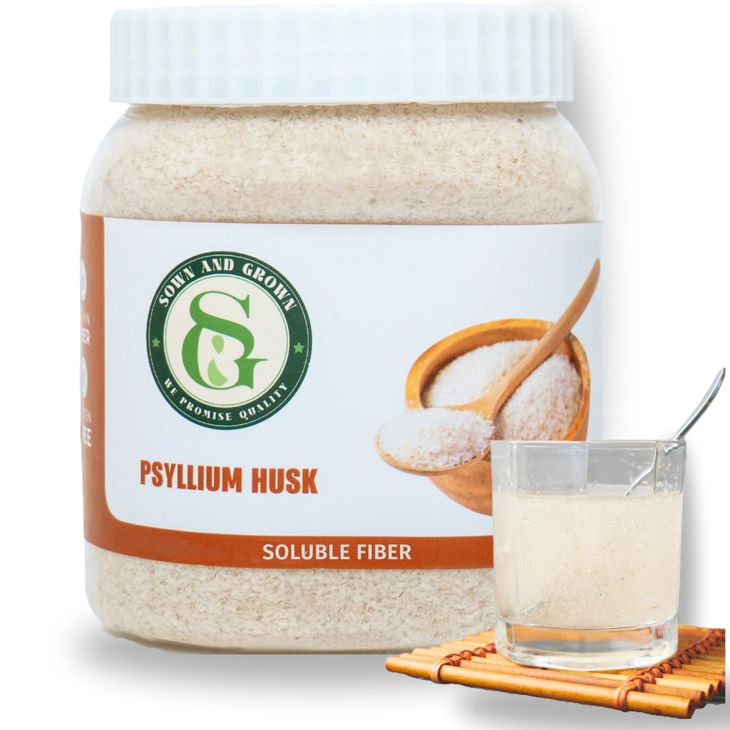 Psyllium Husk Whole, 12 Ounce - Whole Husk Fiber Supplement, Vegan, No Sugar or Yapay Sweeteners, GMO, Gluten Free