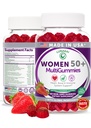 Lunakai USA 50 Plus Kadın Çokvitamin Gummies - Lezzetli Formula, Sağlık ve Yaşam için Temel Vitaminler ve Minerallerle Geliştirildi - 60