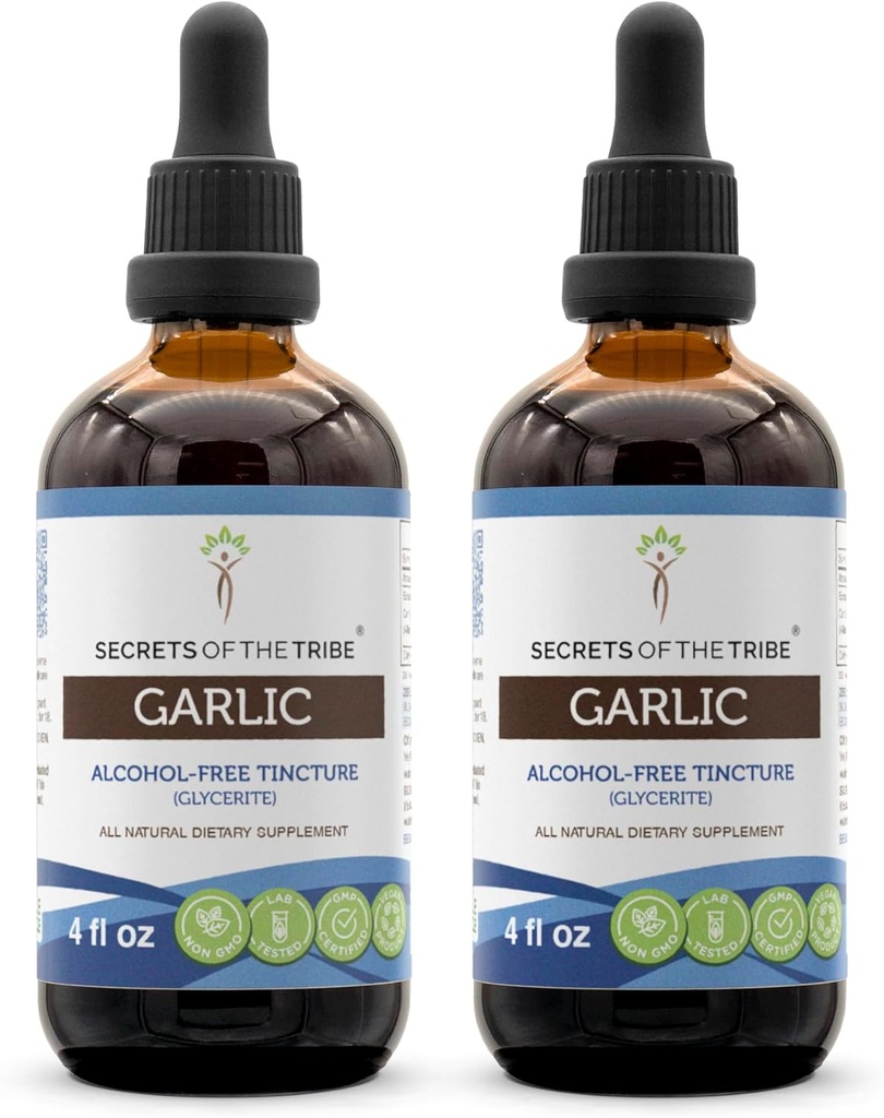 Tin Tincture Alkol Ücretsiz Sıvı Ekstraksiyon, Dried Tray Bulb (2x4 FL OZ)
