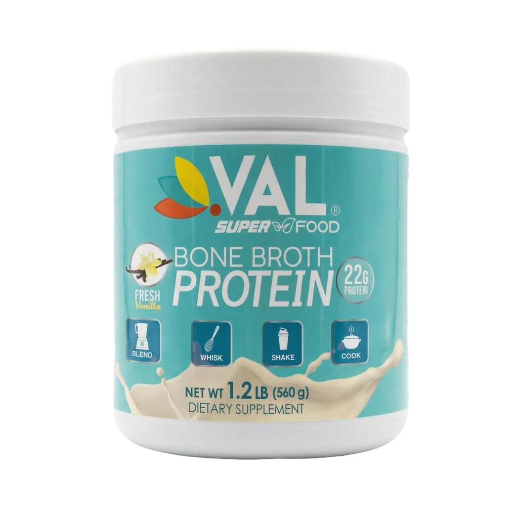 VAL Bone Broth protein Toz – 22g protein, 12g Collagen, MCT & Pea Protein – Gut, Skin & Ortak Destek – Paleo Dostu, Gluten Free – Tavuk Flavor, 16 Hizmet