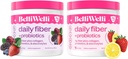Belli Welli Daily Fiber Supplement Sche with Collagen, Probiyotiks & Electrolytes – Strawberry Lemonade & Wild Berry Flavors – Supports Digestion, Gut Balance, & Debloating – 32 Hizmet