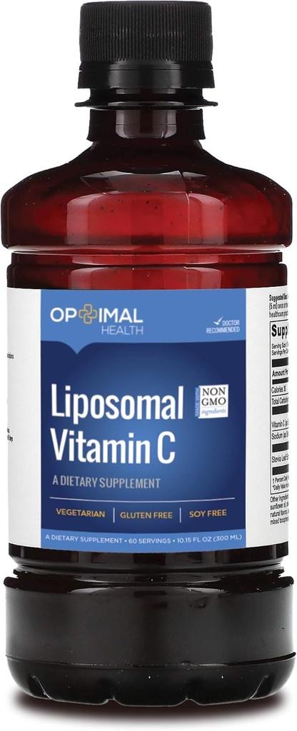 Liposomal Vitamin C Sıvı - 1250 mg - Optimal Abvitamin - Güçlü Antioksi ve Immune Support Supplement Supplement