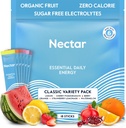 Nectar Enerji ATM - Organik Caffeine, B12 & Electrolytes - Sugar Free & Zero Calorie - Sağlıklı Kahve, Enerji İçilir & Soda Alternatif - Hydration & Energy Supplement (Variety 18 Toz Paketleri)