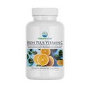 Nature's Lab Iron Plus C Fast Melt Tabletleri - The Stomach Carbonyl Iron, High Abors for Health Blood Hücreleri * - 120 Tabletler