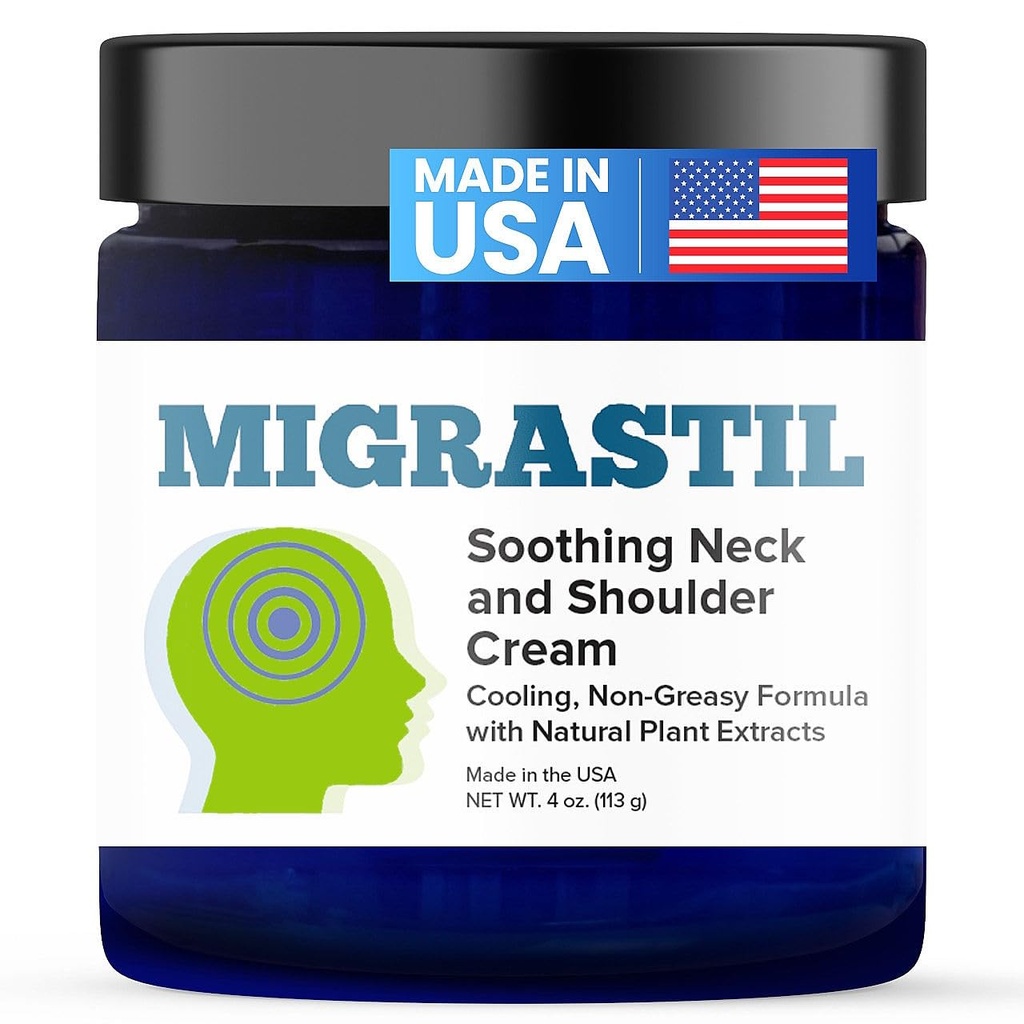 Temel Vigor Migrastil SoothingBoy & Omuz Krem - Hızlı- Yönlendirici & Güçlü - Sigarasız Topical Cream (4 oz) ABD'de Made in the USA