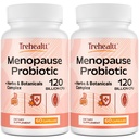 Kadınlar için Menopause takviyeleri, 120 Milyar CFU Probiyotik, 13-in-1 Herbs & Botanicals Kompleks, Hormonlar için Menopause, Hot Flashes, Night Sweats, Mood Swings, Sleep Disturbances, Vegan, 120 Caps