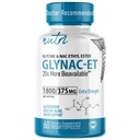 Nutri NAC Ethyl Ester + Glycine - Ekstra Güçlü 375 mg - NACET withe Selenium -% 80 Bioavailability - N-Acetylsteine - Anti Aging Supplement, Boost Glutathione - 60 Capsules - 3rd Parti Test Edildi