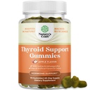 Natures Craft Thyroid Support Gummies - Thyroid Support Gummies for Comprehensive Support for Men and Women with Iodine Selenium and Other Potent Vitamins - Gelatin-Free Non-GMO - 90 Count