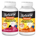 Airborne 1000 mg Vitamin C Chewable Tabletler Citrus & Very Berry Flavor Sche - Immune Support Supplement with çinko and Powerful Antioksi Vitamins A C & E, (2x116ct şişeler)*