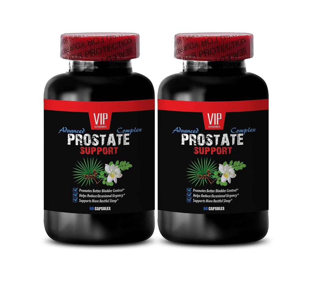 Pygeum Bark Extract for Prostate - Prostate Support - Red Raspberry for Prostate Wellness, Graviola Leaf for Immune Support, Green Tea for Men’s Health, Cat’s Claw for Prostate 2 Bottles 120 Capsules