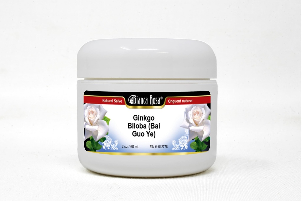 Ginkgo Biloba (Bai Guo Ye) - Salve Ointment (2 oz, ZIN: 512778) - 2 Pack