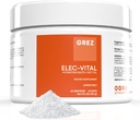 GREZ ELEC-Vital Electrolytes Toz No Sugar - Hydration Toz, Keto Electrolytes No Sugar - Complete Mineral Desteği, sodyum, Pyum, Magnezyum, çinko - 60 Hizmetler