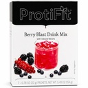 ProtiFit - Yüksek Protein Meyvesi Flavored Toz İçecek Mix, 15g Protein, Low Calorie, Sugar Free, Ideal Protein Uyumlu, 7 Servisler Per Box (Berry Blast)