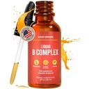 B Kompleks Vitaminleri - Güçlü Sublingual Formula, Max Abvitamin & Boosts Energy - B1, B2, B3, B5, B6, B7, B9, B12 - Doğal Vegan Tamam Immunity (B Kompleksi)