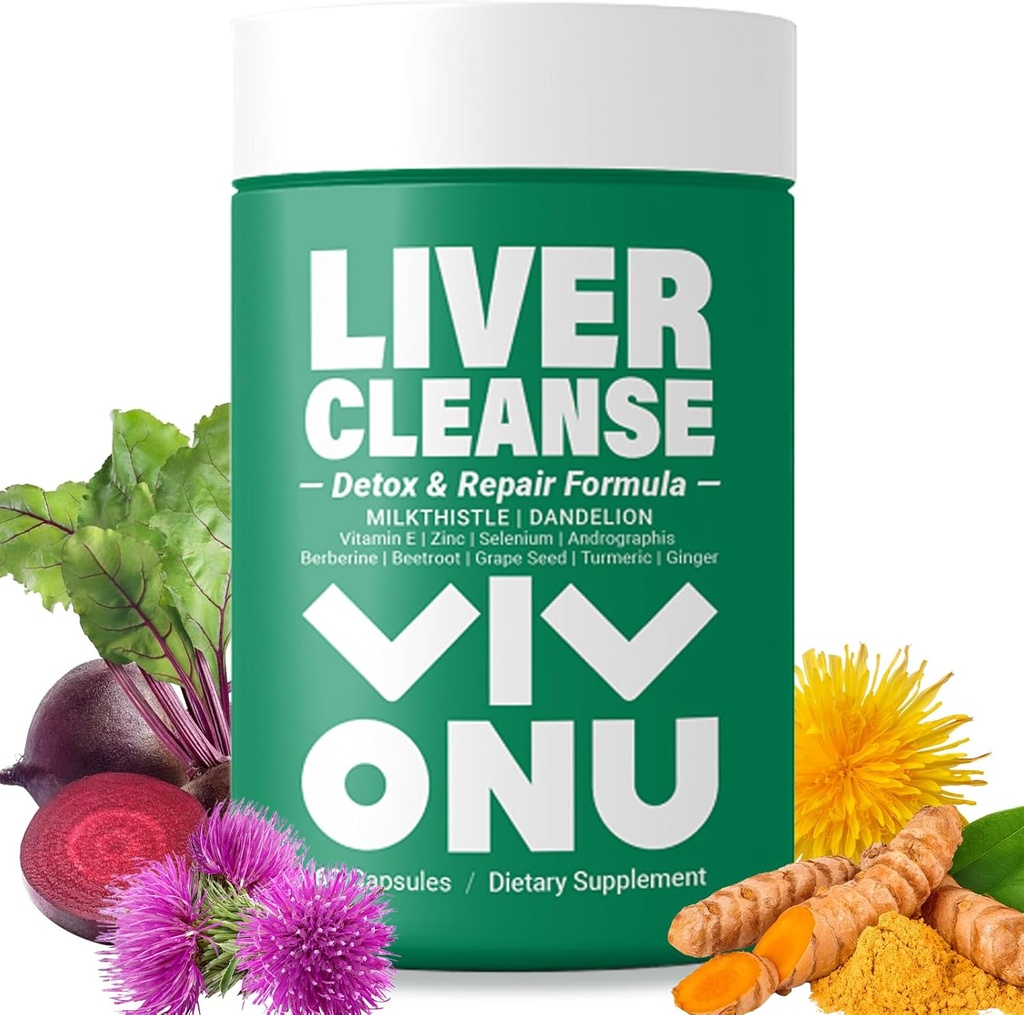 PHNu Milk Butle Silymarin & Dandelion Root Liver Health Support, Antioksi Support, Detox (60 Capsules/1 Şişe)