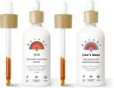 Rainbo Fan Favorite Sche, 11:11 Multi Mushroom Extract + Lion's Mane Mushroom Tincture, Dual Extract Daily Mushroom Tinctures for Comprehensive Immune Support, Vegan Liquid Mushroom Supplements