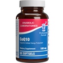 Yüksek Abxia CoQ10 100 mg Softgels - Klinik Formula Coenzyme Q10 100 mg for Skin Heart Energy Antioksi ve Beyin Desteği - Swallow'a Kolay - ABD'de cGMP Olanakları - 60 Hizmetler