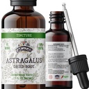 Astragalus Tincture, Organik Astragalus Ekstraksiyon (Astragalus membranaceus) Herbal Supplement, Soğuk Havalı Organik Sebze Glycerin, 700 mg, 2 oz (60 ml)