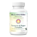Dr Clark Store Turmeric & Black Pepper Extract – 710 mg, 100 Capsules, Immune Support, Antioksi, Digestion Health Supplement for Yetişkinler