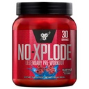 BSN N.O.-XPLODE Pre Workout Toz, Blood Supplement for Men and Women with Kretine and Beta-Alanine, Flavor: Blue Raz, 30 Hizmetler