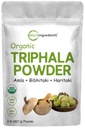 Mikro Malzemeler Organik Triphala Toz, 2 Pounds (Amla + Haritaki + Bibhitaki) | India Origin, Herbal Adaptogen Supplement, Supports Colon & Immune Health | Vegan, No GMOS