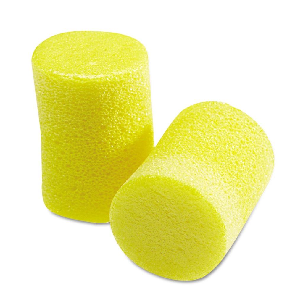 3M Ear Plugs, E-A-R Classic 310-1060, Uncorded, Disposable, Foam, NRR 29 | 30 Pairs/Box, 1 Pair/Pillow Pack, For Drilling, Grinding, Machining, Sawing, Sanding, Welding