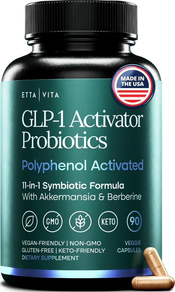 Etta Vita Gut Health Activator Probiotics with Akkermansia & Berberine
