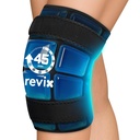 REVIX Knee Ice Pack Wrap for Meniscus Tear, ACL, 45-Min Cold Therapy