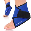 Ankle Ice Pack Wrap, Gel Hot Cold Compress for Heel Swelling Pain Relief