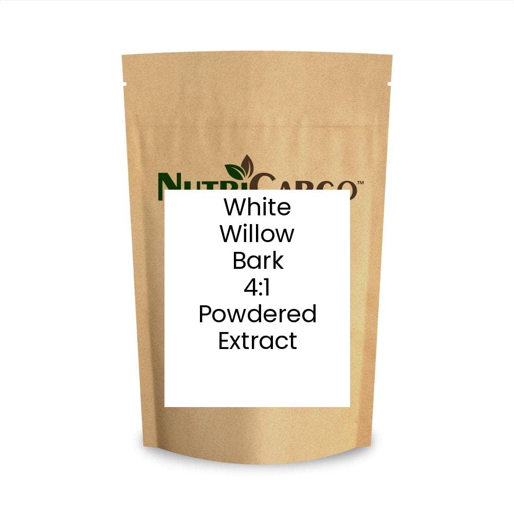 White Willow Bark 4:1 Powdered Extract (Salix alba) 1.1 lbs / 500g Bulk — Concentrated Botanical Powder for Teas & DIY Blends