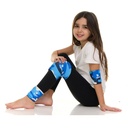 FOMI Premium Kids Hot Cold Solid Gel Boo Boos Ice Packs | 3 Pack | Children’s Fun Flexible Compression Sleeves | 360 Degree Cooling Child Wraps for Knee, Wrist, Elbow, Shin, Ankle, Foot Pain Relief
