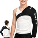 REVIX Shoulder Elbow Ice Pack Wrap, Reusable Gel Cold Compression Sleeve,S