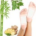 Lymphatic Drainage Ginger Foot Pads 50 Pads - Ginger Oil Foot Patches Deep Cleansing Sleep Aids Relieve Stres ve Fatigue Uyku Kalitesini Geliştiriyor