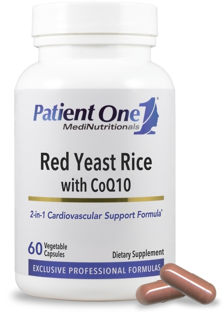 Patient One Red Yeast Rice (600 mg) & CoQ10 (50 mg) | 60 Capsules