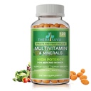 Tüm Doğal Multivitaminler ve Mineraller + B Kompleksi + Magnezyum + çinko,% 100 Vegan Tüm Gıda Supplement, Erkekler ve Kadınlar için Tam Beslenme Desteği, 60 Gün Supply